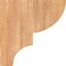 Ekena Millwork Ridgewood Smooth Corbel, Western Red Cedar, 3 1/2"W x 10"D x 10"H COR04X10X10RID00SWR - alternate 3